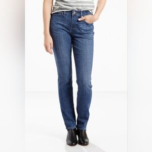 Levi's Blue Straight Leg Jeans Classic Fit